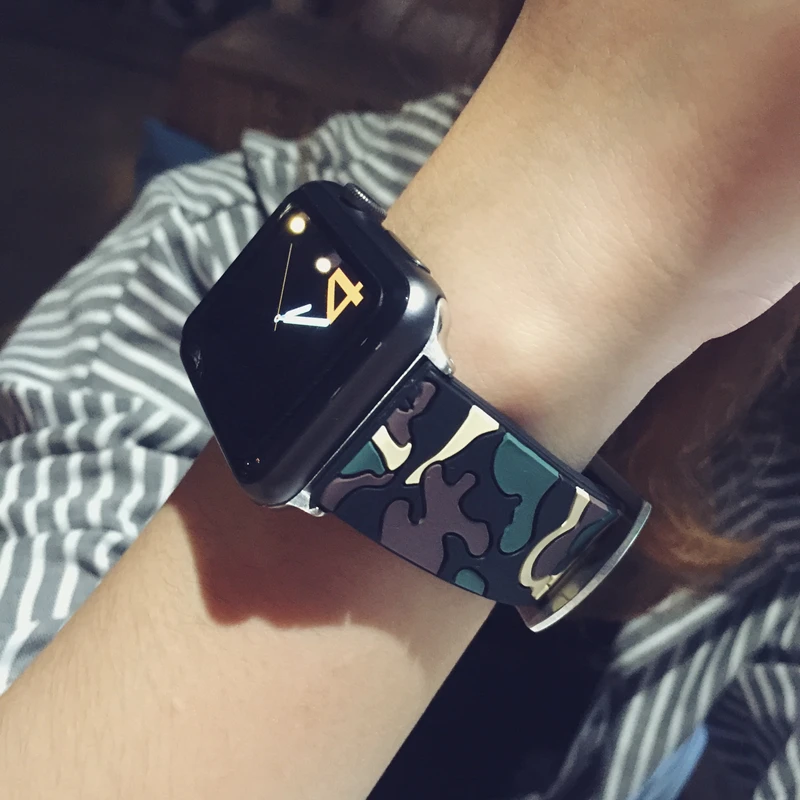 New Fashion Super Soft Silicone Apple Strap for Apple