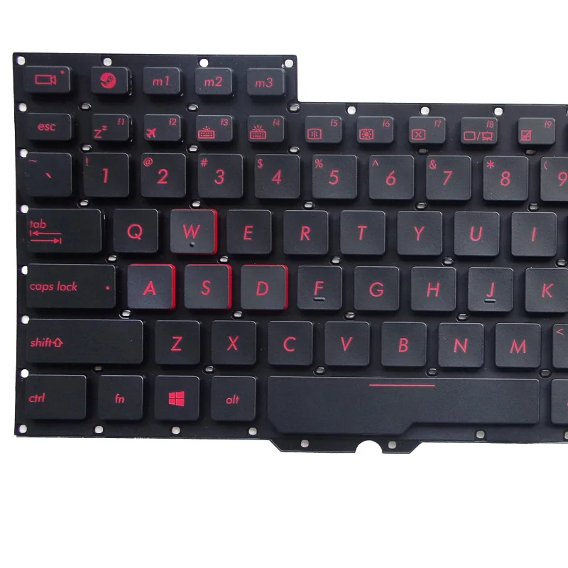 YALUZU США клавиатура для Asus G751J G751JL G751JM G751JT G751JY английская клавиатура для ноутбука США красная буква
