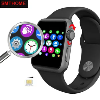 

Bluetooth SmartWatch DM09 2.5D ARC HD Screen SIM GSM Smart watch for iphone Android HTC LG Huawei Smart Phone Support Hebrew