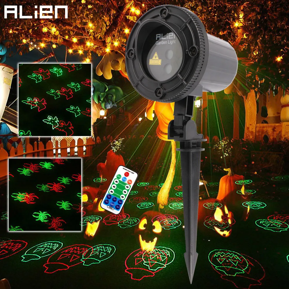 alien remote rg 12 patterns halloween outdoor laser projector christmas party garden home waterproof pumpkin laser - Halloween Outdoor Lights alien remote rg 12 patterns halloween outdoor laser projector christmas party garden home waterproof pumpkin laser - Halloween Outdoor Lights