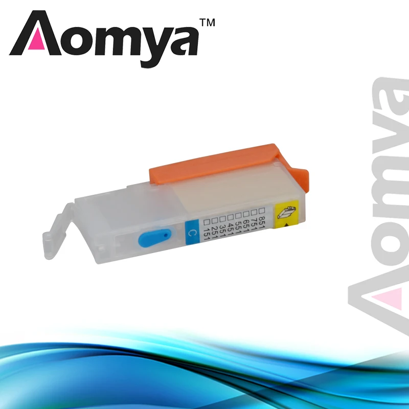 Cartucho de tinta recargable, accesorio para impresora Canon PIXMA MX922/  IP7220/ MG5420/ MG6320, con Chip sin tinta, color cian vacío, CLI 251, 1  ud.|ink cartridge|ink cartridge for canoncartridge for canon - AliExpress