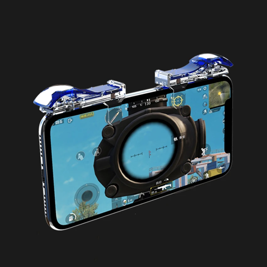 For PUBG Mobile Gamepad Fire Button Aim Key L1R1 Shooter Pubg Controller Smart Phone Mobile Gaming Trigger