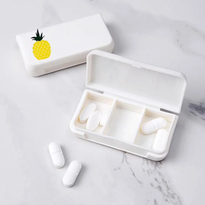 

New Weekly Pill Organizer Container Portable Mini Pill Case Box Medicine Holder Cases Tablet Pill Splitter Dispenser Box