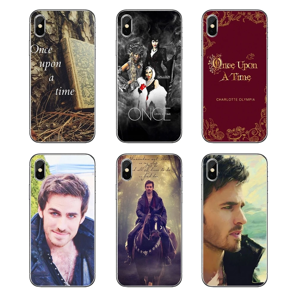 Transparent TPU Shell Case For iPod Touch iPhone 4 4S 5 5S 5C SE 6 6S 7 8 X XR XS Plus MAX Once Upon A Time Book TV Series Print | Мобильные