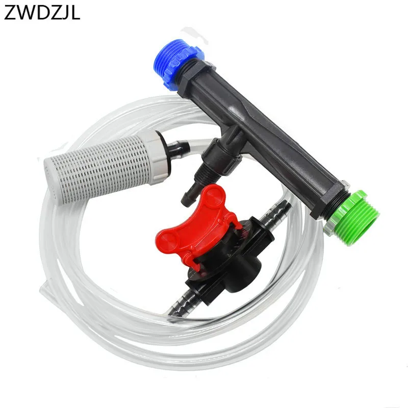 3/4inch Bewässerung Venturi Dünger Injektor Set Wasser Tube Schalter Filter UK 