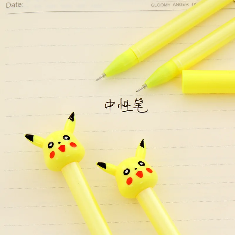 Новинка Kawaii Pokemon гелевая ручка Милая японская аниме милые школьные офисные