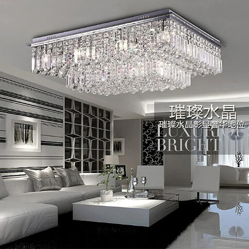 

ceiling light110/220 walt led light ceiling chandleer living room fixtures modern crystal industrial decor bedroom tatami