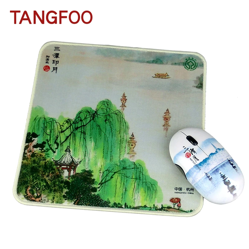 

Hangzhou Silk Mouse Pad special mouse mat tourism souvenir west lake ten scenery to foreigners abroad business practical gifts