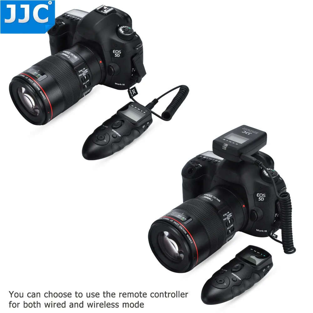 JJC DSLR 100M Transmitter 2.4GHz 56 ChannelsRF Wireless Timer Remote Control for NIKON Z9 D7500 D7200 D5100 P7800 D5300 D5200