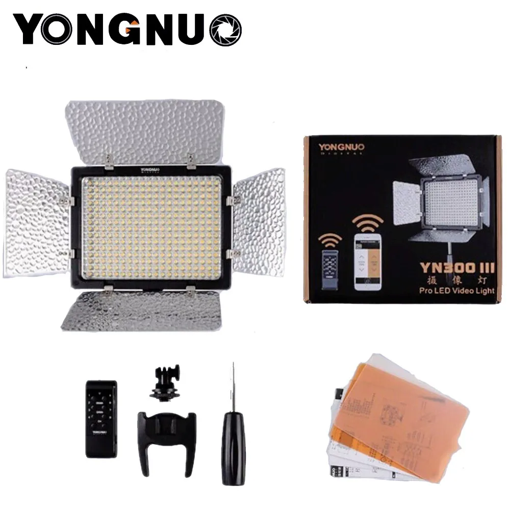 Yongnuo-YN-300-III-YN300-III-Pro-LED-Video-Studio-Light-Control-for-Canon-Nikon
