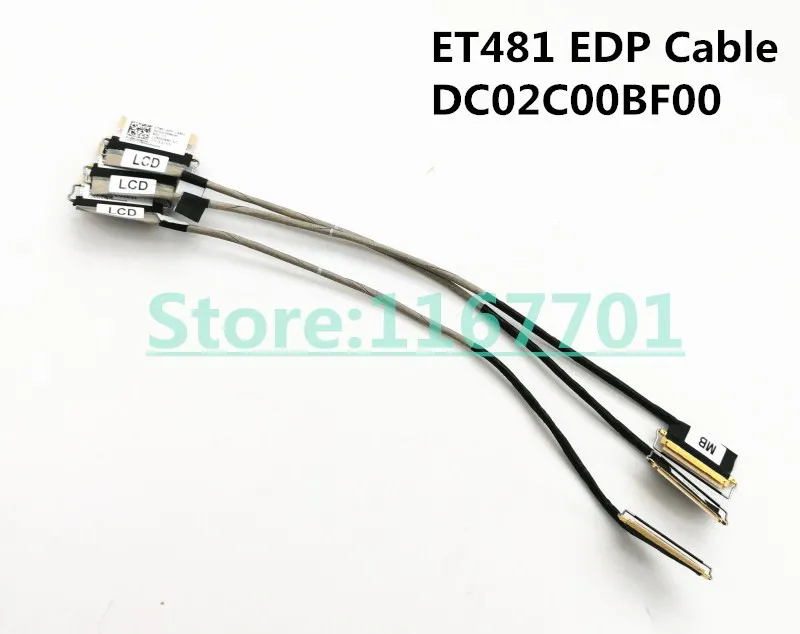 

Laptop/Notebook LCD/LED/LVDS Vedio/Audio Screen display CABLE For Lenovo Thinkpad T480S T480 ET481 EDP DC02C00BF00 30pin