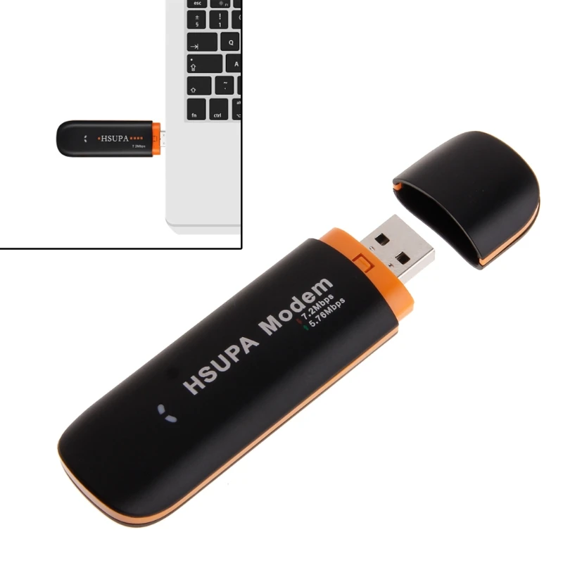 

HSUPA USB STICK SIM Modem 7.2Mbps 3G Wireless Network Adapter with TF SIM Card