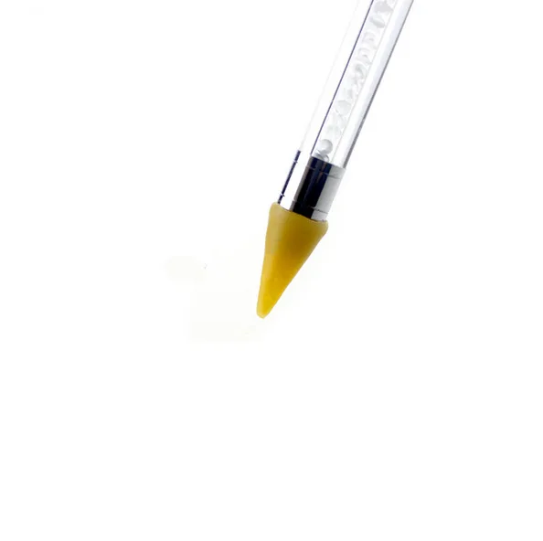 1 шт двухконцевая распиловочная ручка гвоздики со стразами, восковой карандаш, кристальная ручка для бисера, инструмент для дизайна ногтей, сделай сам, Алмазный держатель для ручки, дрель