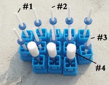 1pcs wholesale Ceramic Nail Drill Bit Pedicure Machine Remove nail Calluses Flame Bit Tools ElectricDrill 3/32″ Shank Nail Tools