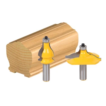 

2pcs/set Bit Handrail Router Bit Set - 1/2" Shank