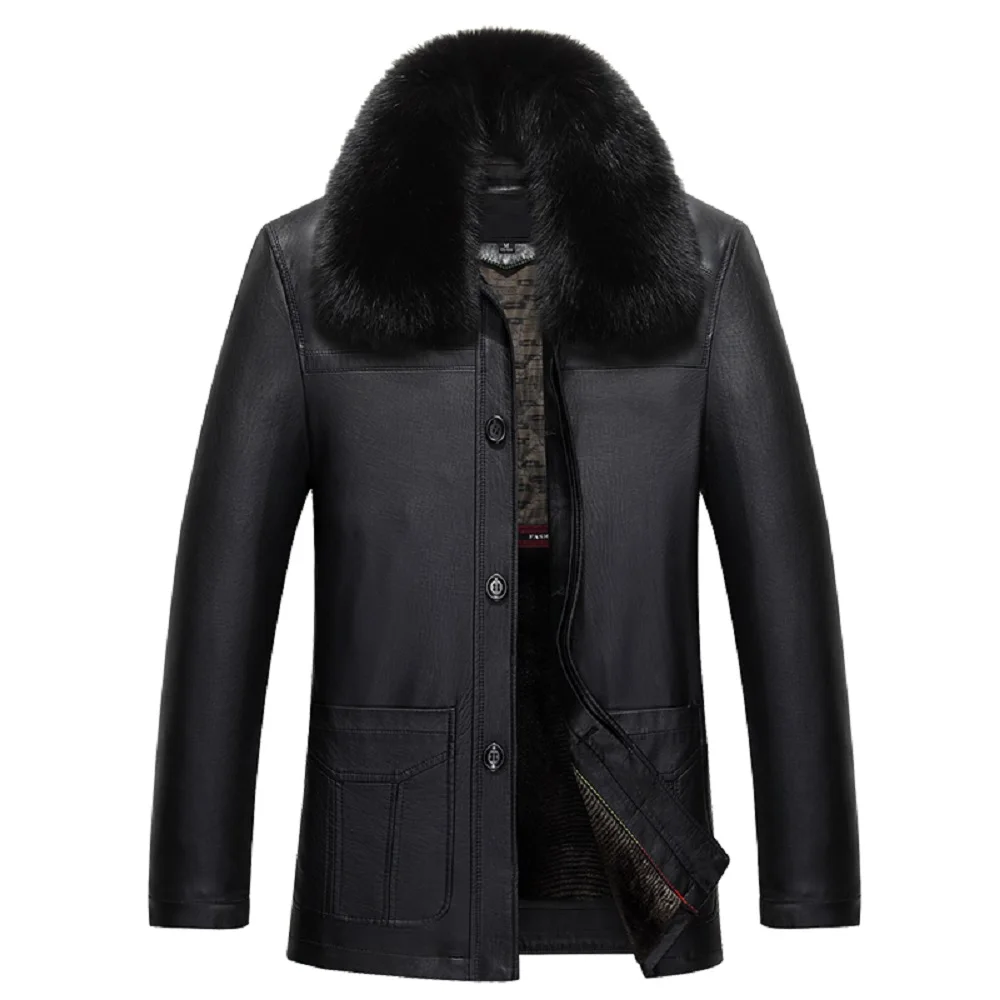 KUYOMENS ePacket Free Shipping Brand Leather Jackets Men