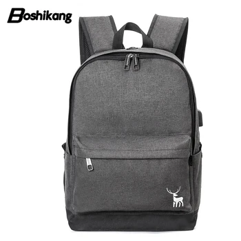 

Boshikang Backpack Canvas Travel Bag Backpacks Fashion Men And Women Designer Student Bag Laptop Bags High Capacity Backpack