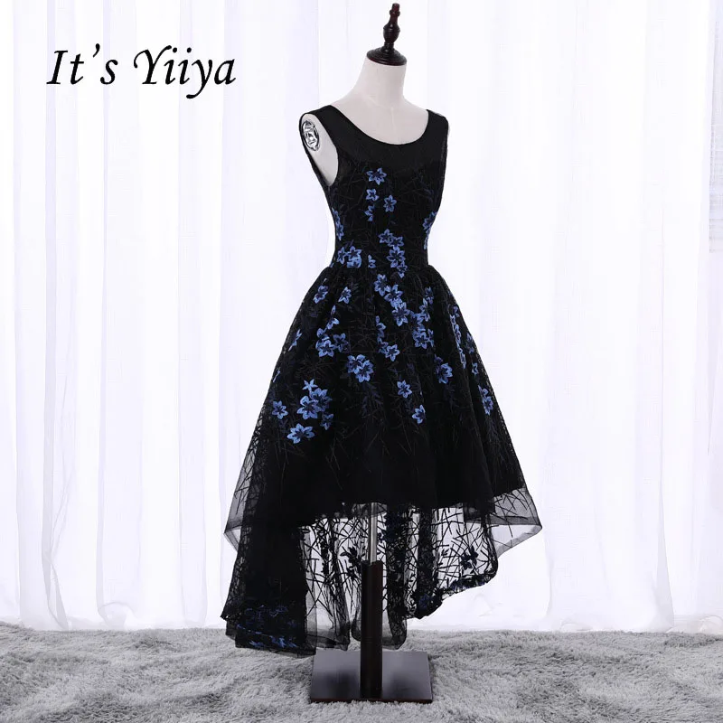 Это YiiYa сексуальные коктейльные платья без рукавов с открытой спиной, кружевное платье до колен, элегантные вечерние платья с вышивкой X070