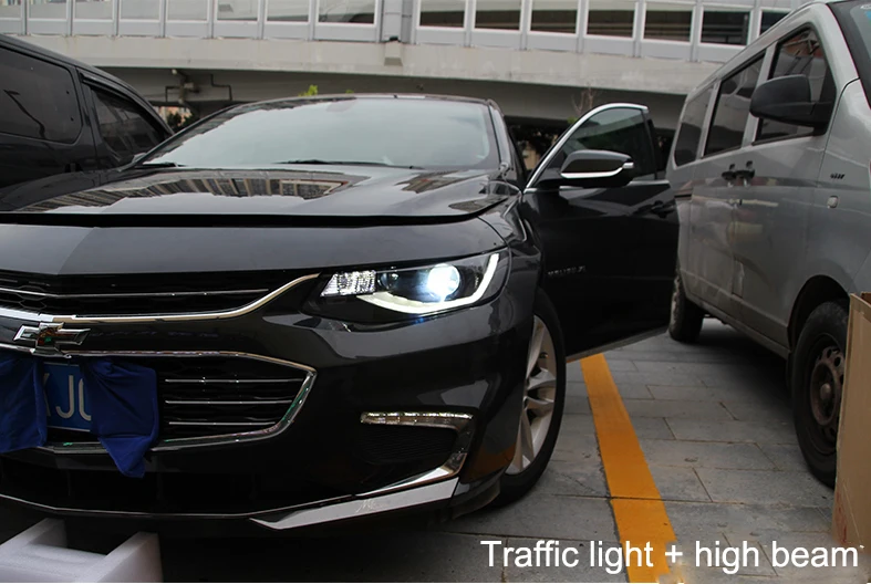 Автомобильные фары для Chevrolet Malibu XL светодиодный фар DRL H7 ксеноновая лампа Plug And Play дизайн светодиодный головной свет