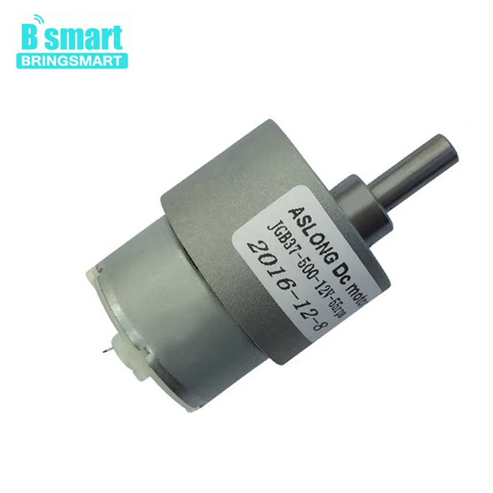 

BRINGSMART JGB37-500 Gearmotors Gearbox Geared Motors Low Power Consumption High Torque Low Noise Eccentric Shaft Gear Motor