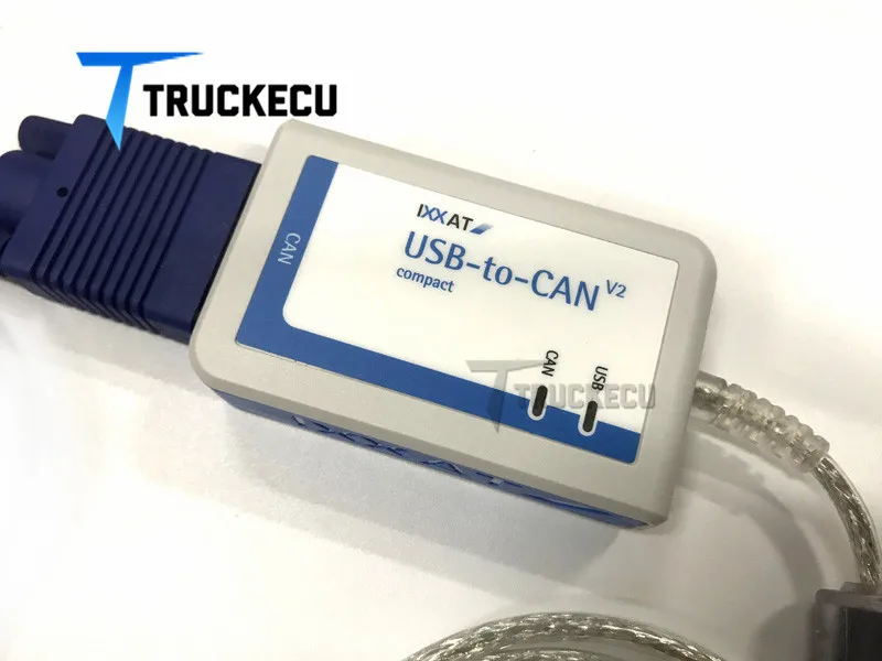 Для диагностического набора MTU (USB to CAN V2) Diasys 2 7 USB key IXXAT TO V2 compact + ADEC MDEC cable|Кабели
