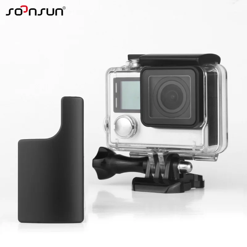 SOONSUN пластиковая защелка крепление для задней двери GoPro Hero 3 + 4 камеры