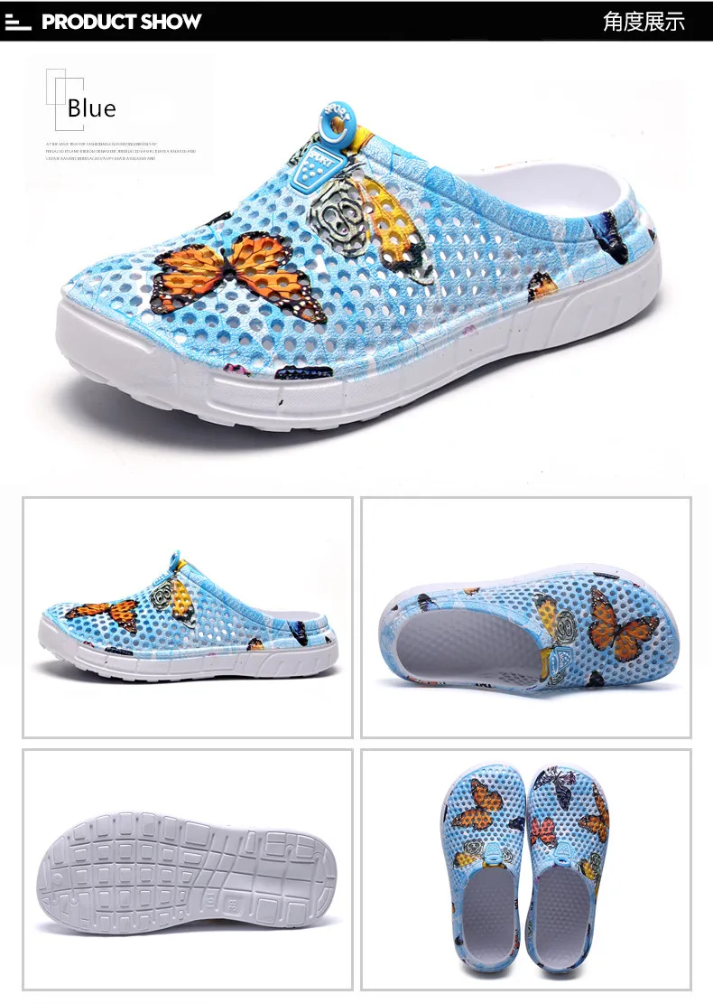 STS Brand 2019 Womens Sandals Seaside Beach Surfing Slippers Womens Casual Clogs Breathable Beach Sandals Home Shoes For Women (18)