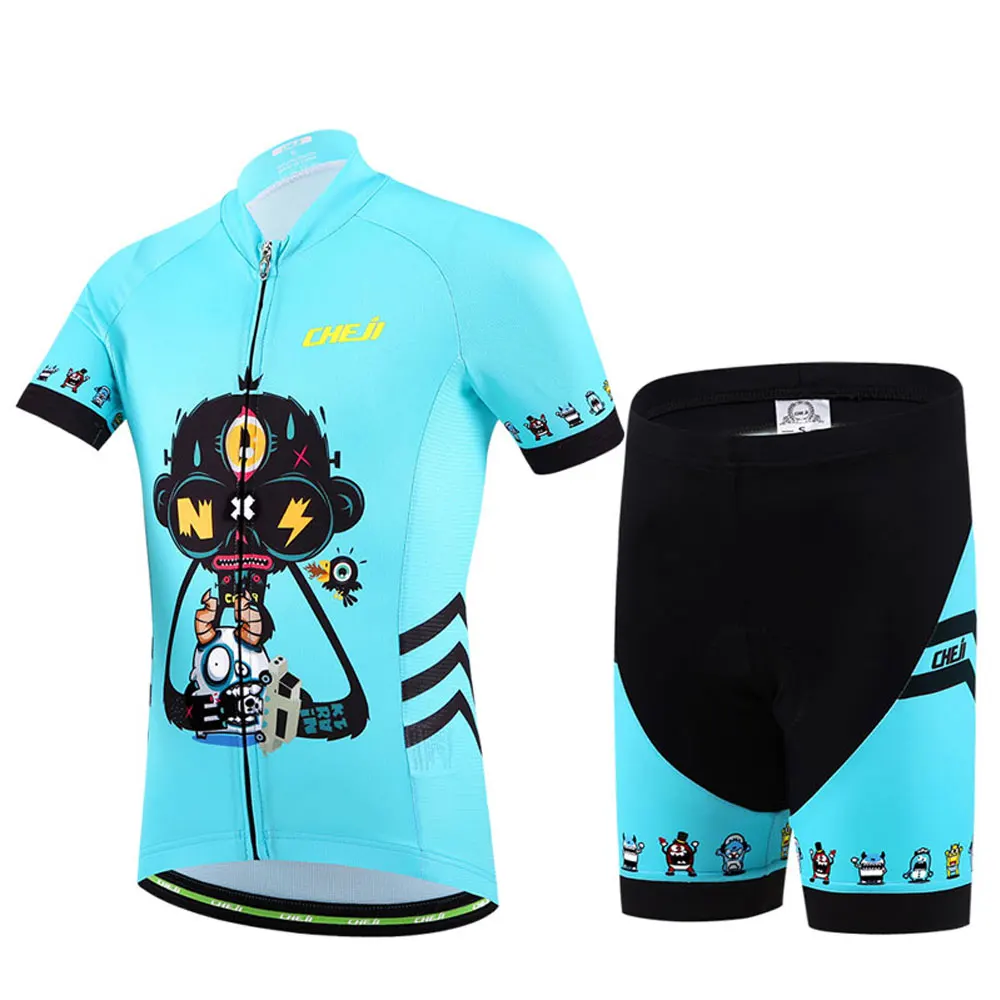 Cheji-2018-Summer-Children-Cycling-Jersey-Shorts-Freddy-Krueger-Bike-Clothing-RopaCiclismo-mtb-road-Racing-Kids-f3413wfder5e