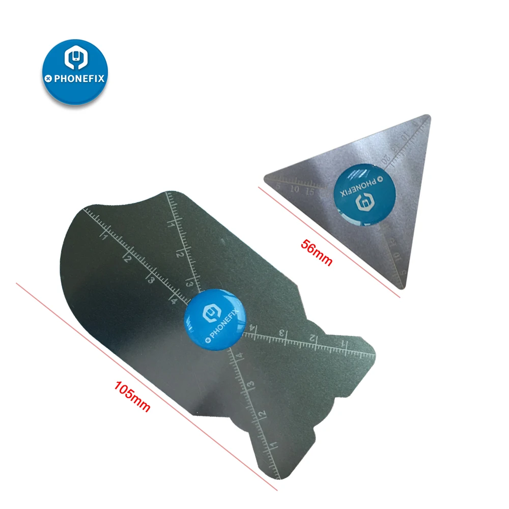 

PHONEFIX Ultra Thin Flexible Stainless Card Spudger Pry Blade Opening Tool Scraper for iPhone Repair Phone Screen Repair Kit