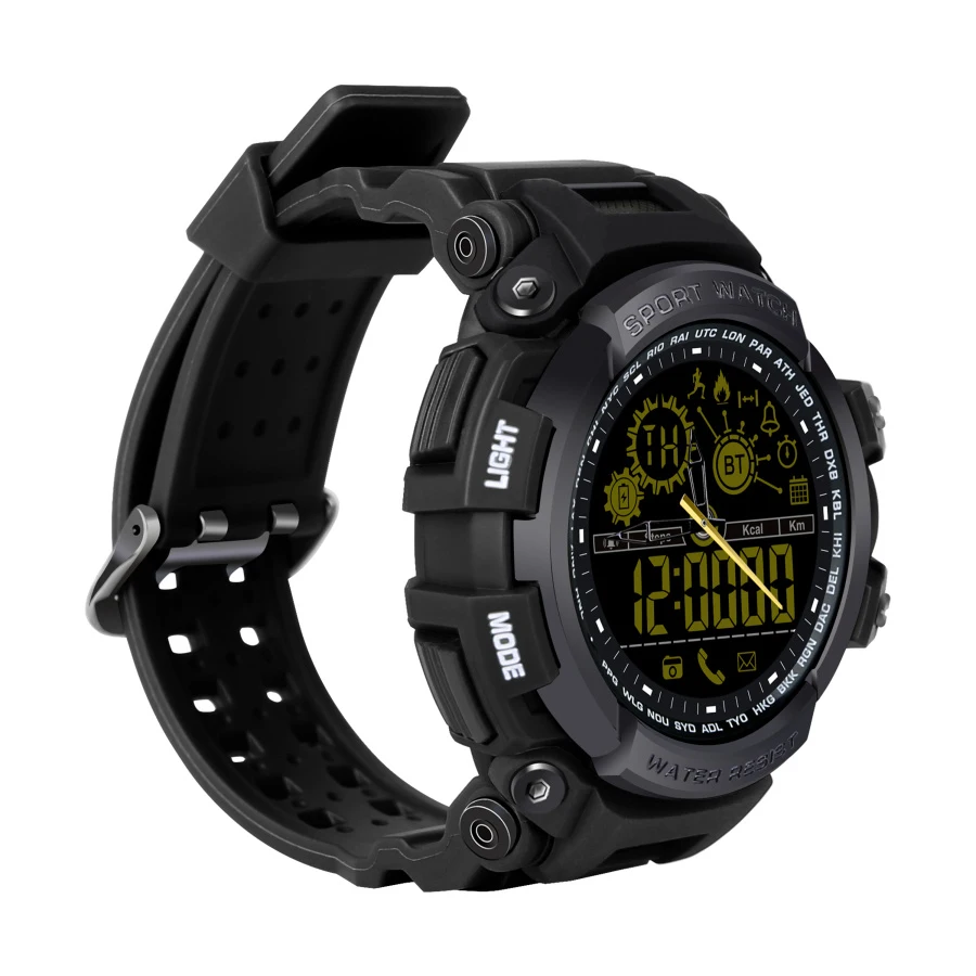

DX16 Waterproof digital smart watch, sports night vision smart fitness band