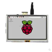 Raspberry Pi 3 Model B/4B/2B/B+/A+ 5 дюймов HDMI GPIO резистивный сенсорный экран ЖК-дисплей 5-дюймовый сенсорный экран