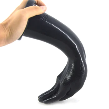Huge Hand Fisting Dildo Safe PVC Plastic Huge Dildo Giant Anal Plug Vagina Stimulate Sexy Toys for Women CHGD22 4