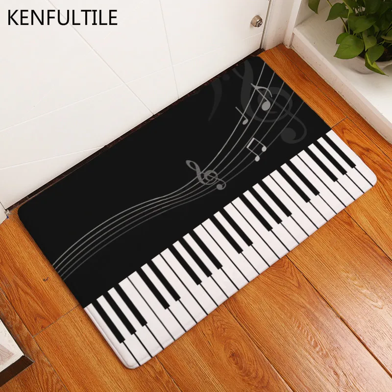 

Doormat Music Rhyme Notes Printed Floor Carpet Bathroom Kitchen Entrance Non-slip Door Mat 40X60cm/50X80cm Indoor Outdoor Rugs