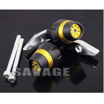 

New Design Motorcycle Frame Sliders Crash Protector Falling Protection For KAWASAKI ER-6F 2012-2014 Golden