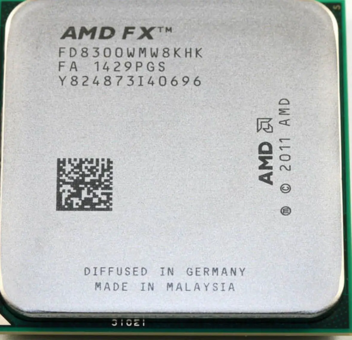 

AMD CPU FX-Series 8 Core Vishera FX-8300 3.3GHZ Socket AM3+