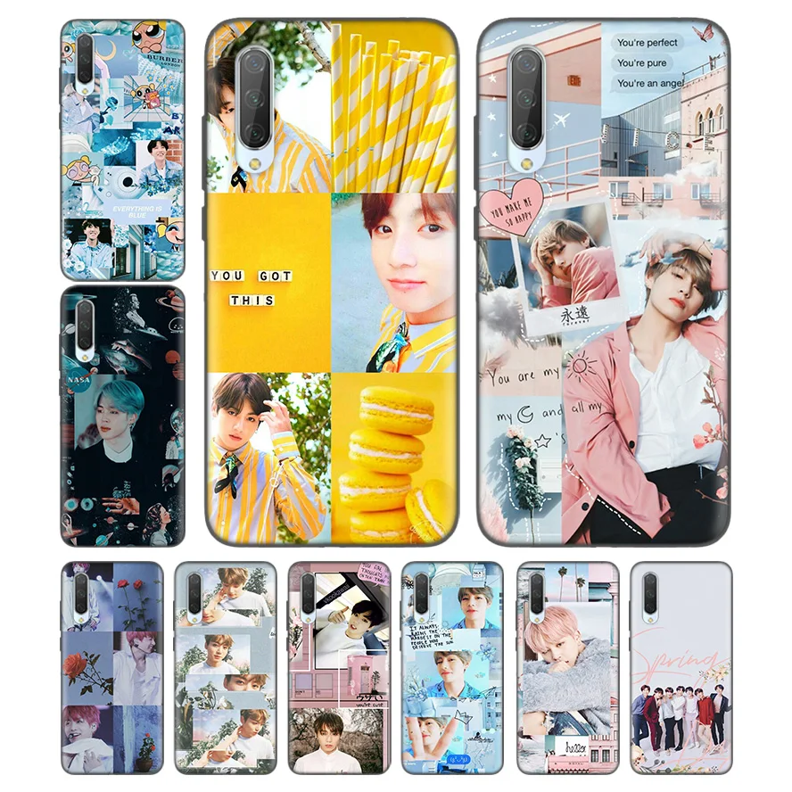 

Silicone Case For Xiaomi Redmi Note 7 7A 7S 6 6A 5 K20 Mi A1 A2 8 9T CC9 CC9E Lite Pro F1 Cover Rap RM JIN SUGA JIMIN