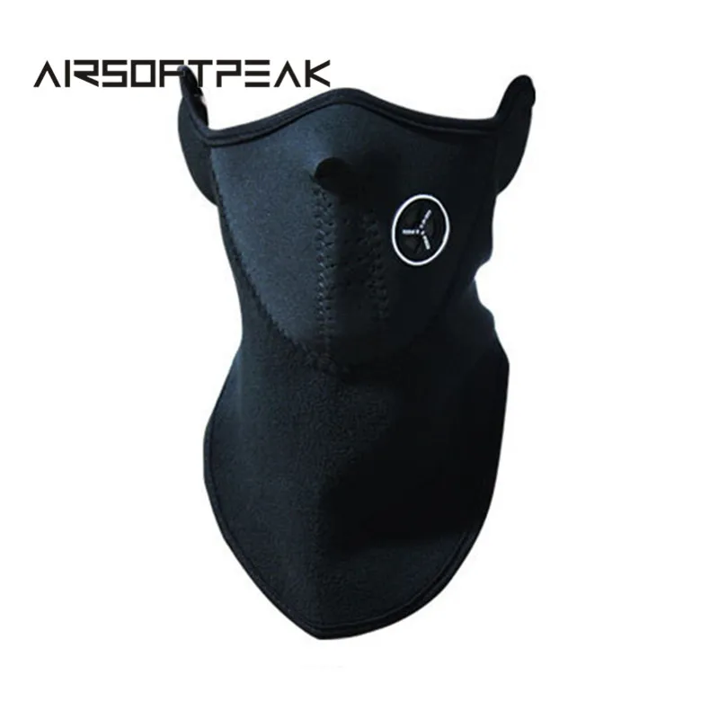 في الهواء الطلق الدافئة قناع الوجه الرقبة كاب الصوف قناع أقنعة الرياضية التزلج يندبروف حماية نصف النيوبرين الصيد الصيد اكسسوارات