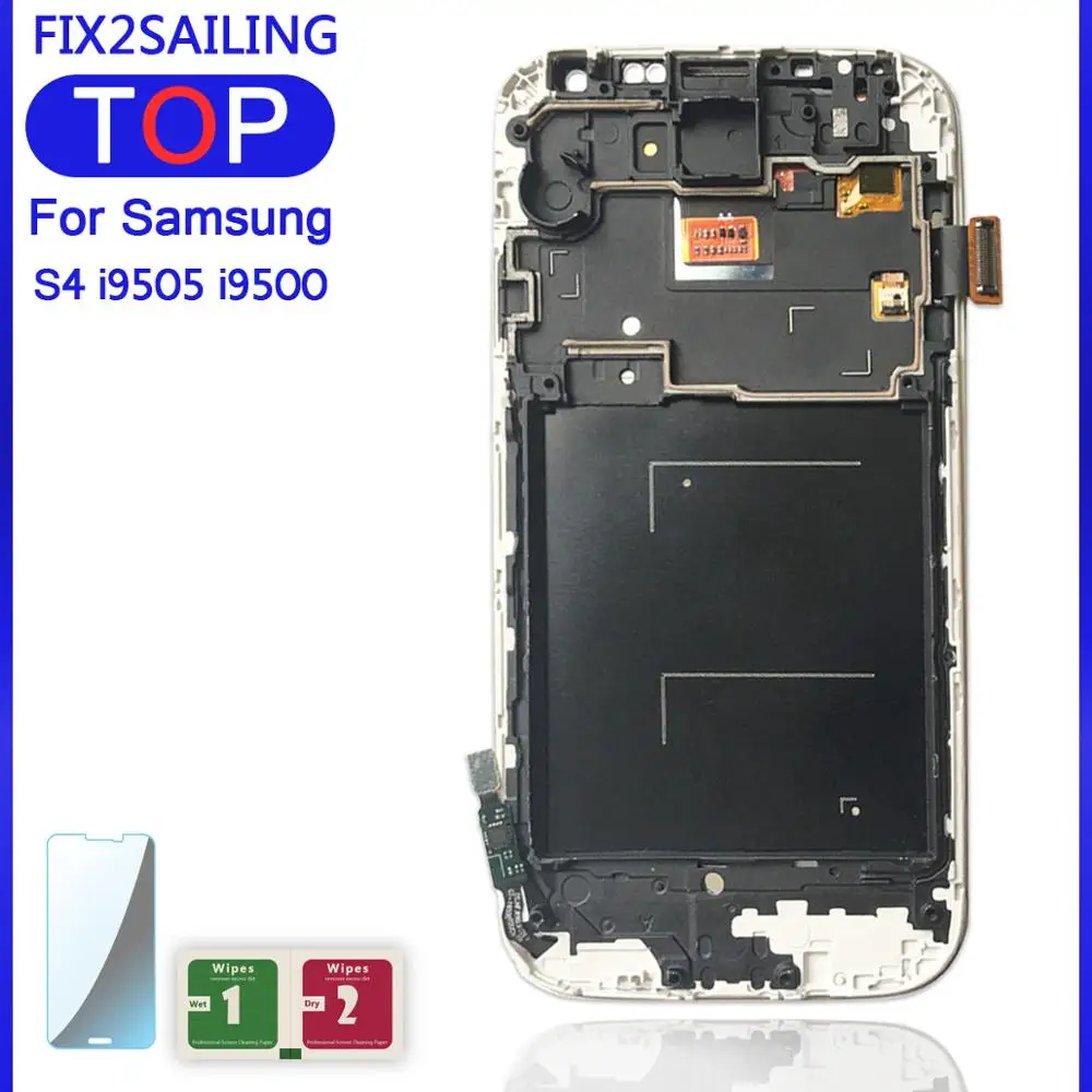 Для SAMSUNG Galaxy S4 lcd дисплей с рамкой GT-i9505 i9500 i9505 i9506 i9515 i337 сенсорный экран дигитайзер 5"