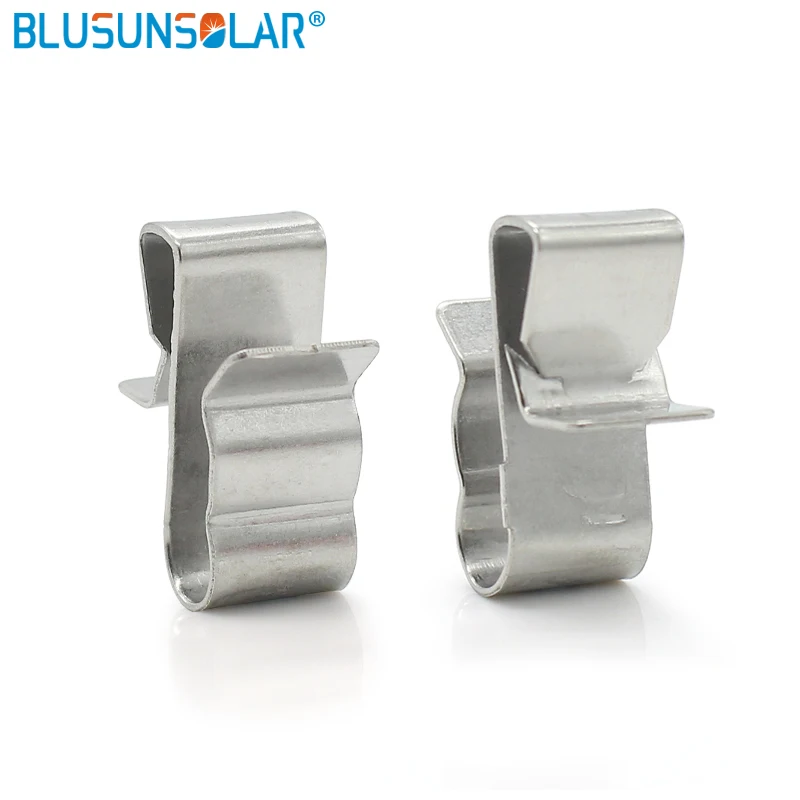 

1000pcs/lots 304 material PV cable clips solar cable clips panel clips solar system mounting installation,solar DC cable clamp