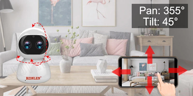 9 Dual lens IP camera