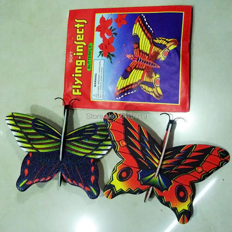 10 x Butterfly Butterflies Foam Gliders Party Bag Fillers Toys 315-224-2