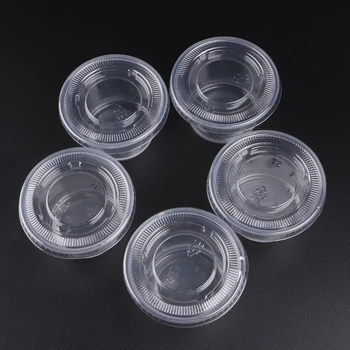 

5X 110ml Storage Container Organizer Box For Light Clay Playdough Foam Slime Mud