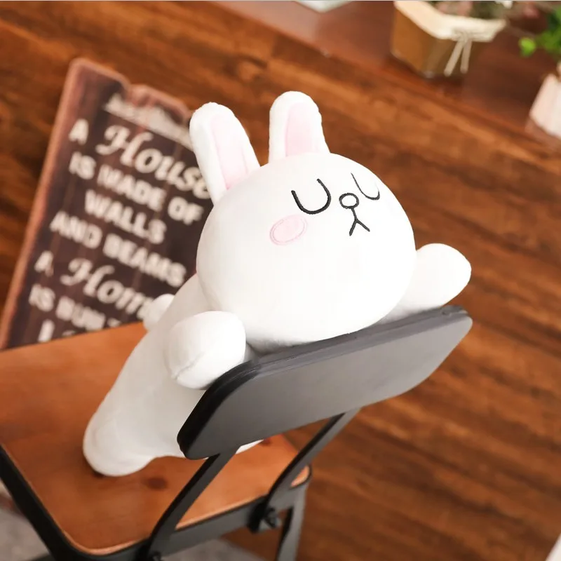 

Cozy Lovely Sleepy-like Rabbit Pillow Lying Bunny Rabbit Soft Plush Toy For Kids