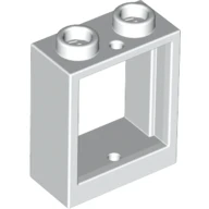Beste Elements Baksteen Onderdelen 60592 Venster 1x2x2 Vlakke Voorzijde withTransparent Glas Klassieke Stuk Bouwsteen Speelgoed Accessoire y1026
