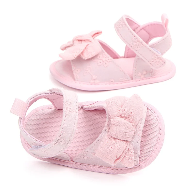 Baby Sandals Newborn Girl Sandal New 3 Color Infant Girl  Soft Bottom Baby Toddler Shoes Bow Toddlers Baby Shoes