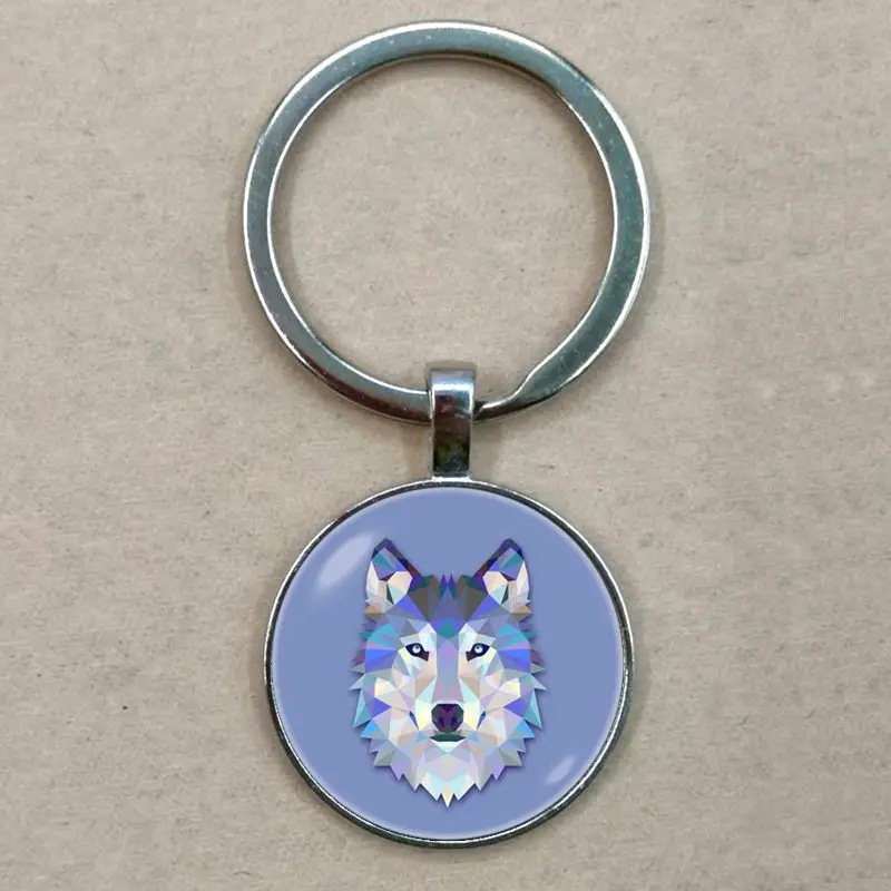 

Wolf keyring Gift for him for her Wolf head key chain Wolf pendant Animal keyring Wolf jewelry Wild animals