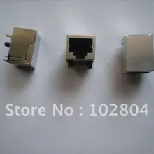 PCB Jack RJ45 Модульный сетевой 59 8 P 21.3 мм Разъем LAN 100 шт. в партии