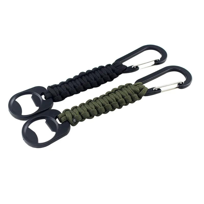 

Paracord Lanyard Keychain Outdoor Survival Gear Tactical Military Parachute Rope Cord Keyring Carabiner Kits