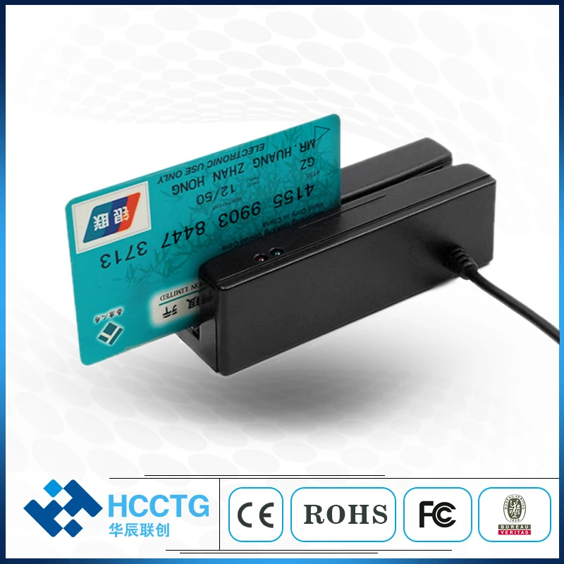

OEM 2 in 1 RFID Read Write and MSR Magnetic Stripe Card Reader HCC100-RF