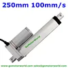 Best Electric Linear Actuator manufacturer 12V 24V 250mm Stroke 1600N load 100mm/s speed actuator linear highly rate ► Photo 1/6